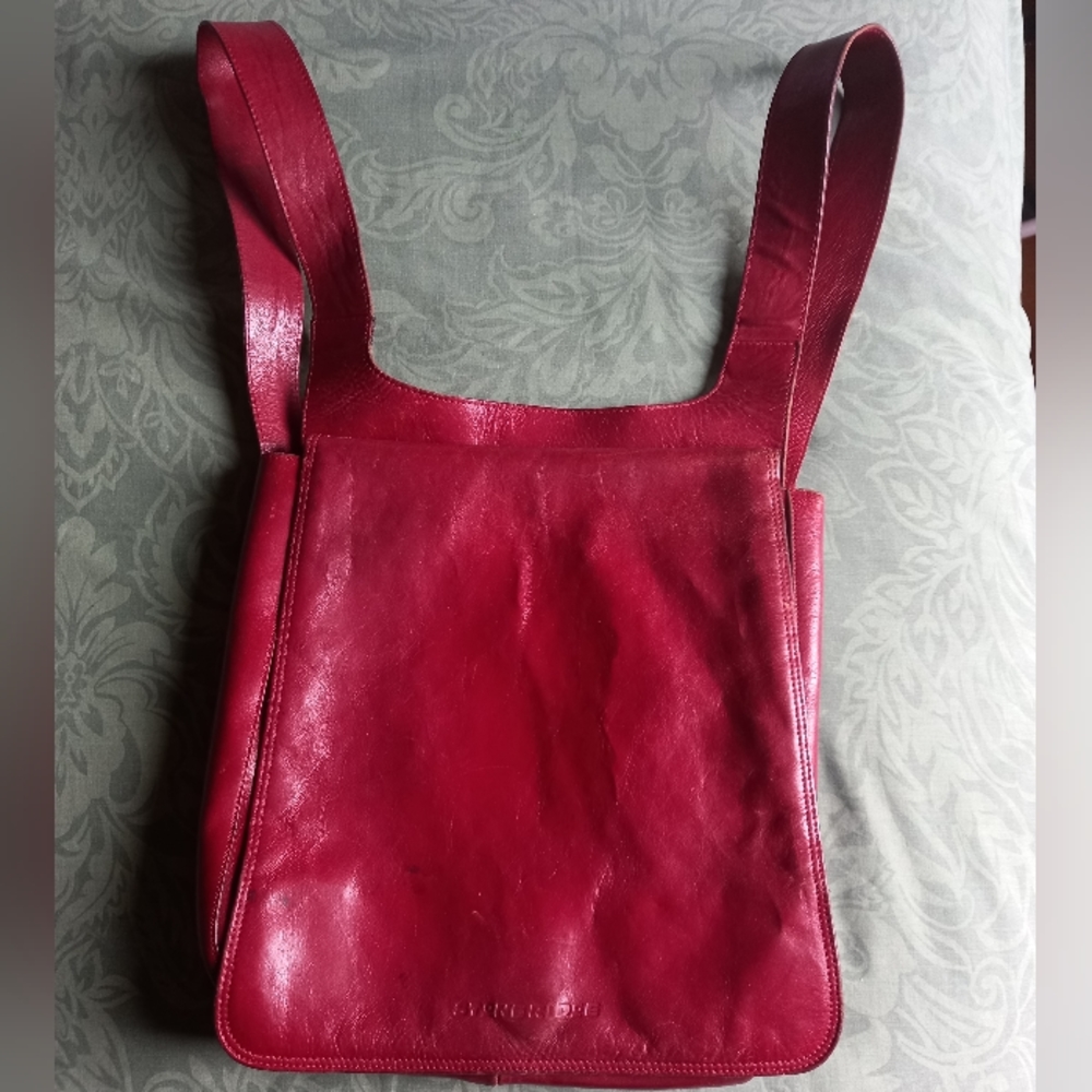 Stone Ridge Red Leather Back pack or Purse